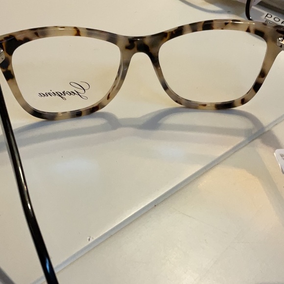 GEORGINA TORTOISE BLACK FRAMES EYEWEAR EYEGLASSES FEMININE CATEYE - Picture 2 of 3